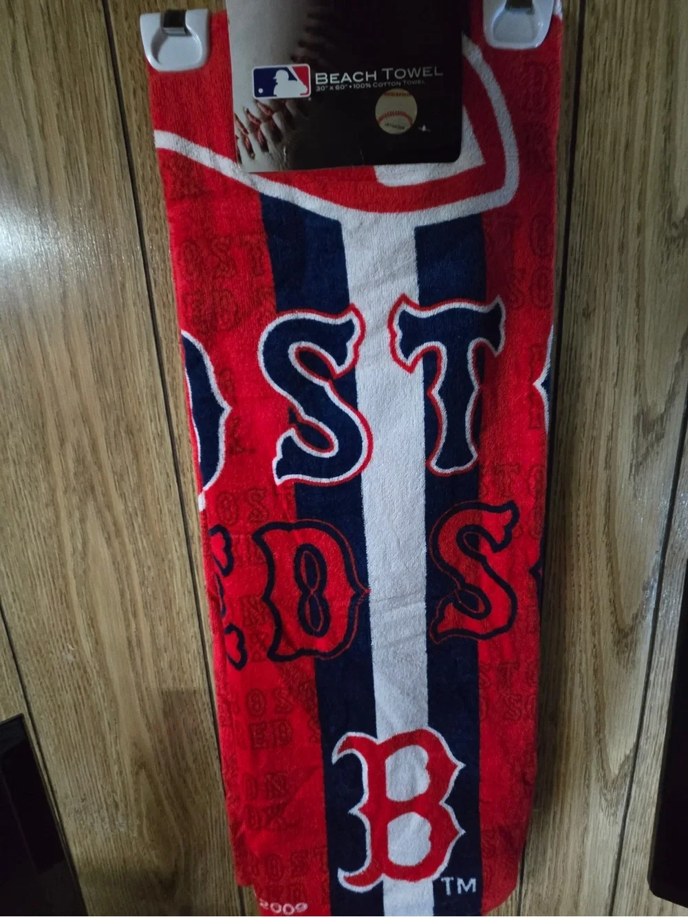 NWT Boston Red Sox MLB Beach Towel 30x60 Cotton 2009 McArthur Sports